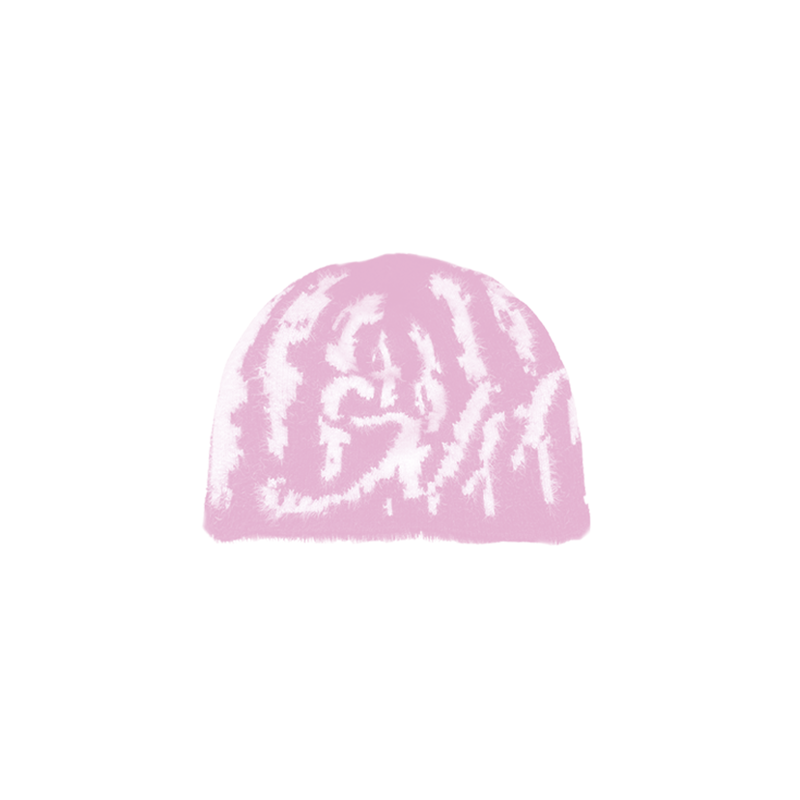 Pink fluffy hat