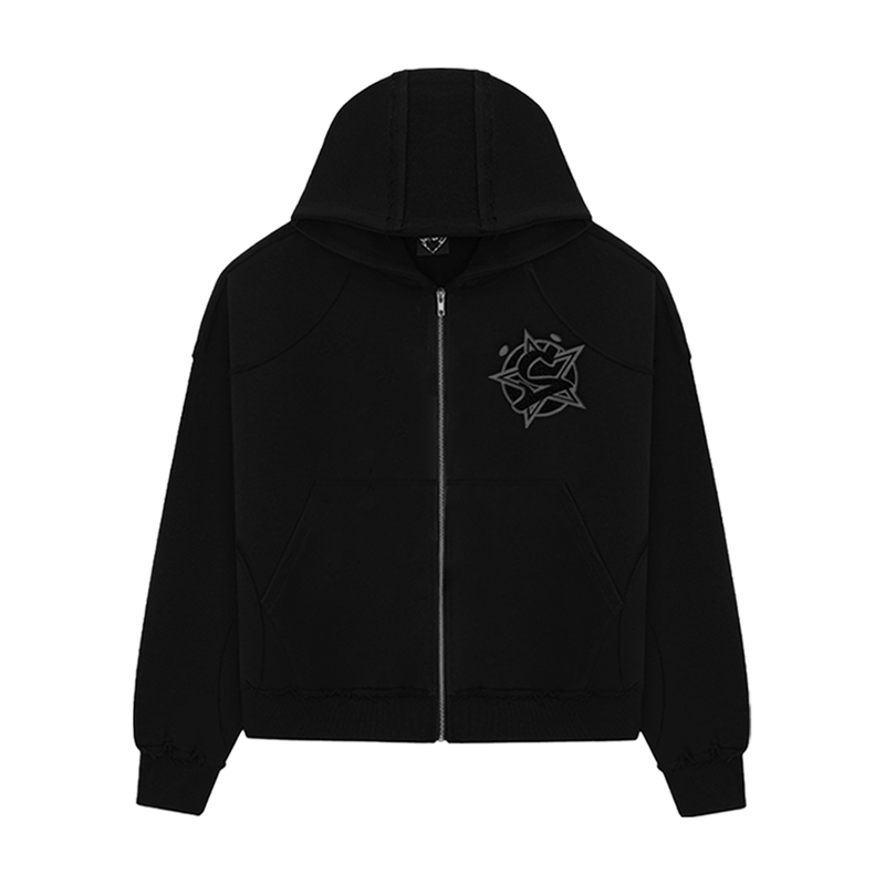 s-logo zip hoodie