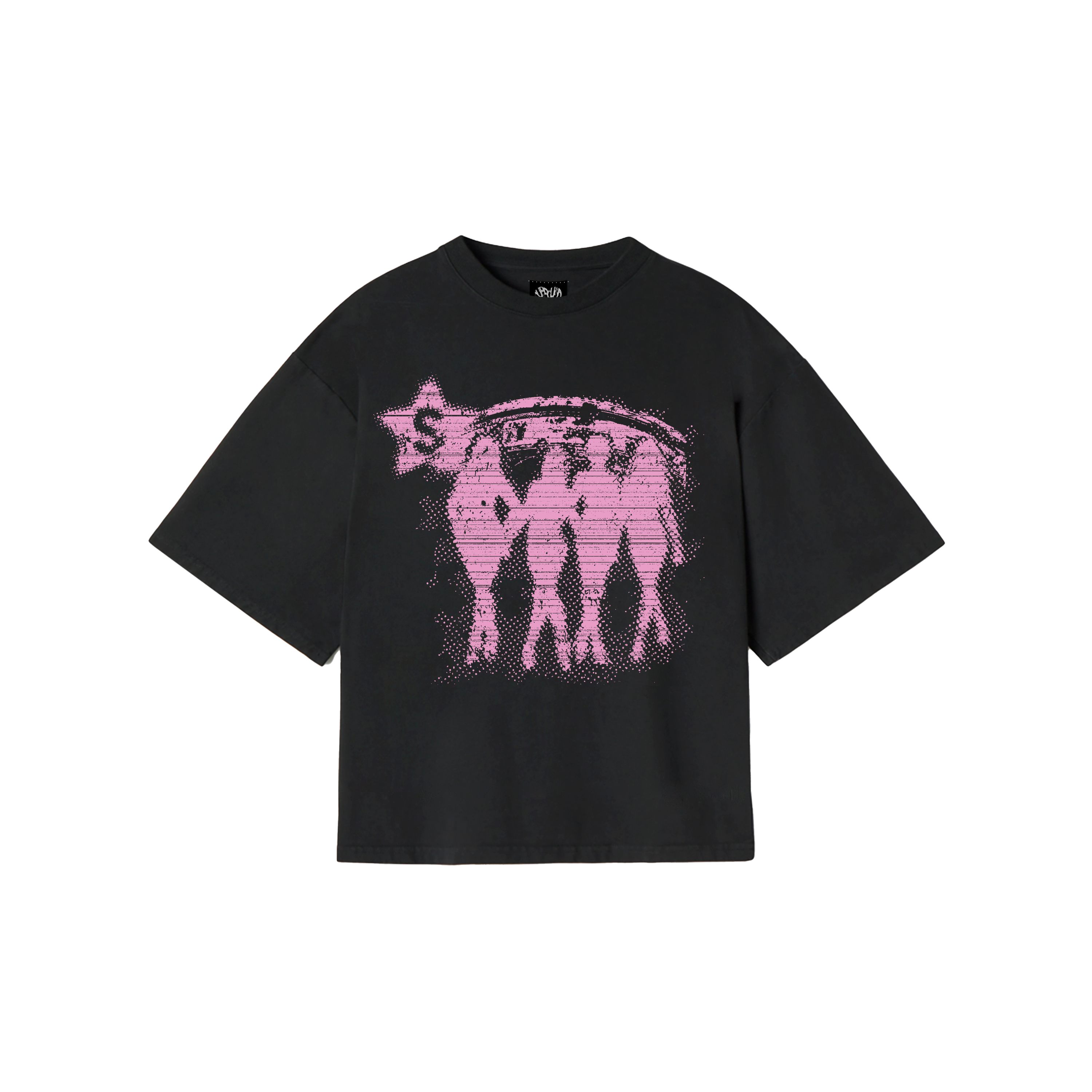 4 girls black tee