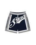 Striped Mesh Shorts