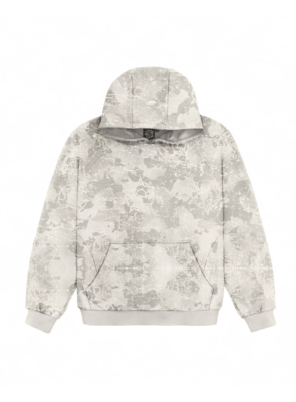 SRRND LOGO PATTERN HOODIE