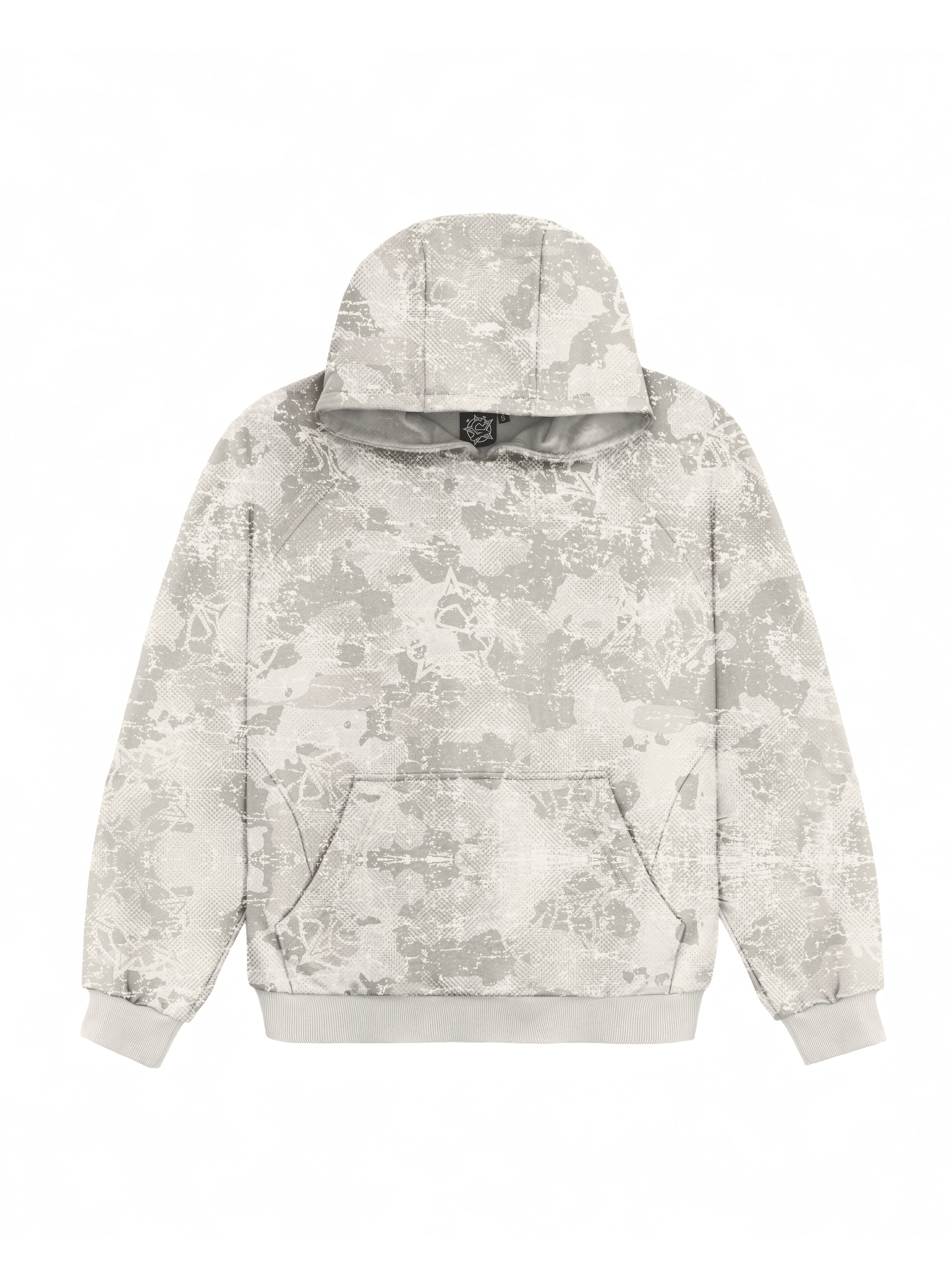 SRRND LOGO PATTERN HOODIE
