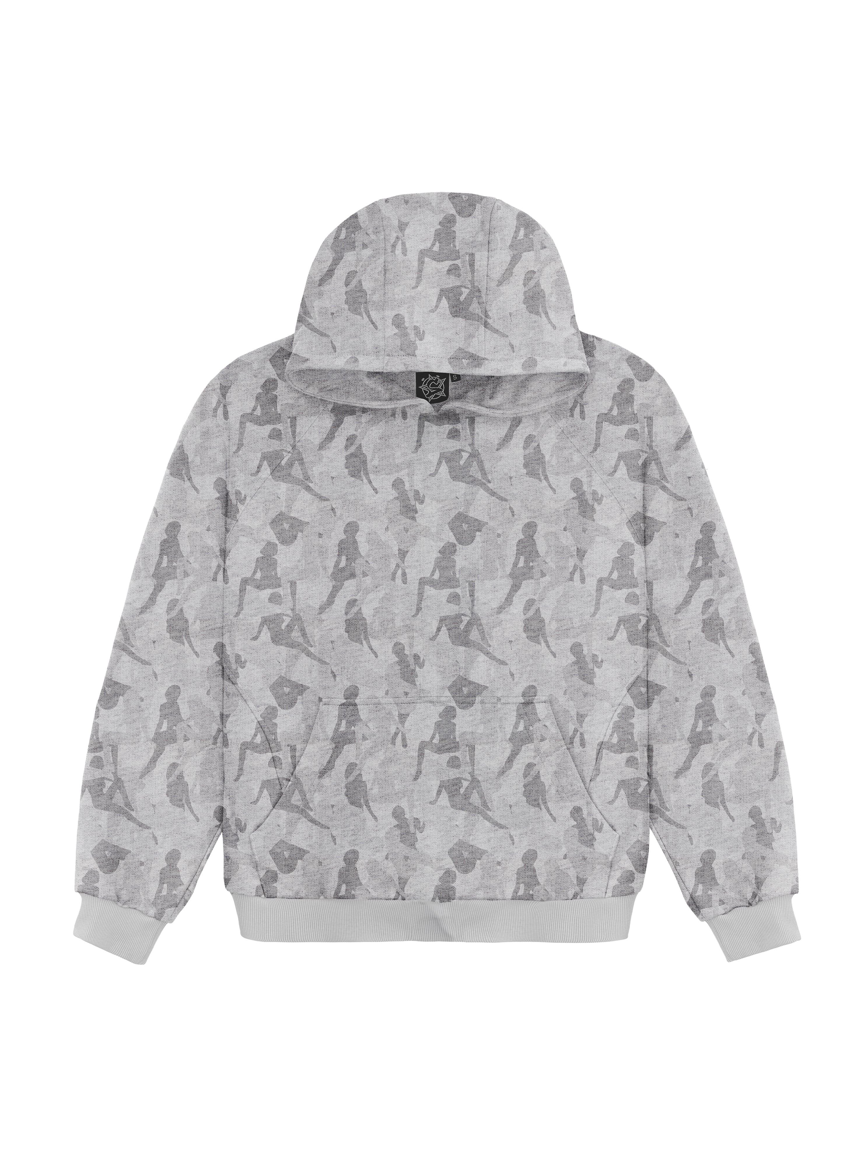 srrnd grey "GIRLS" hoodie