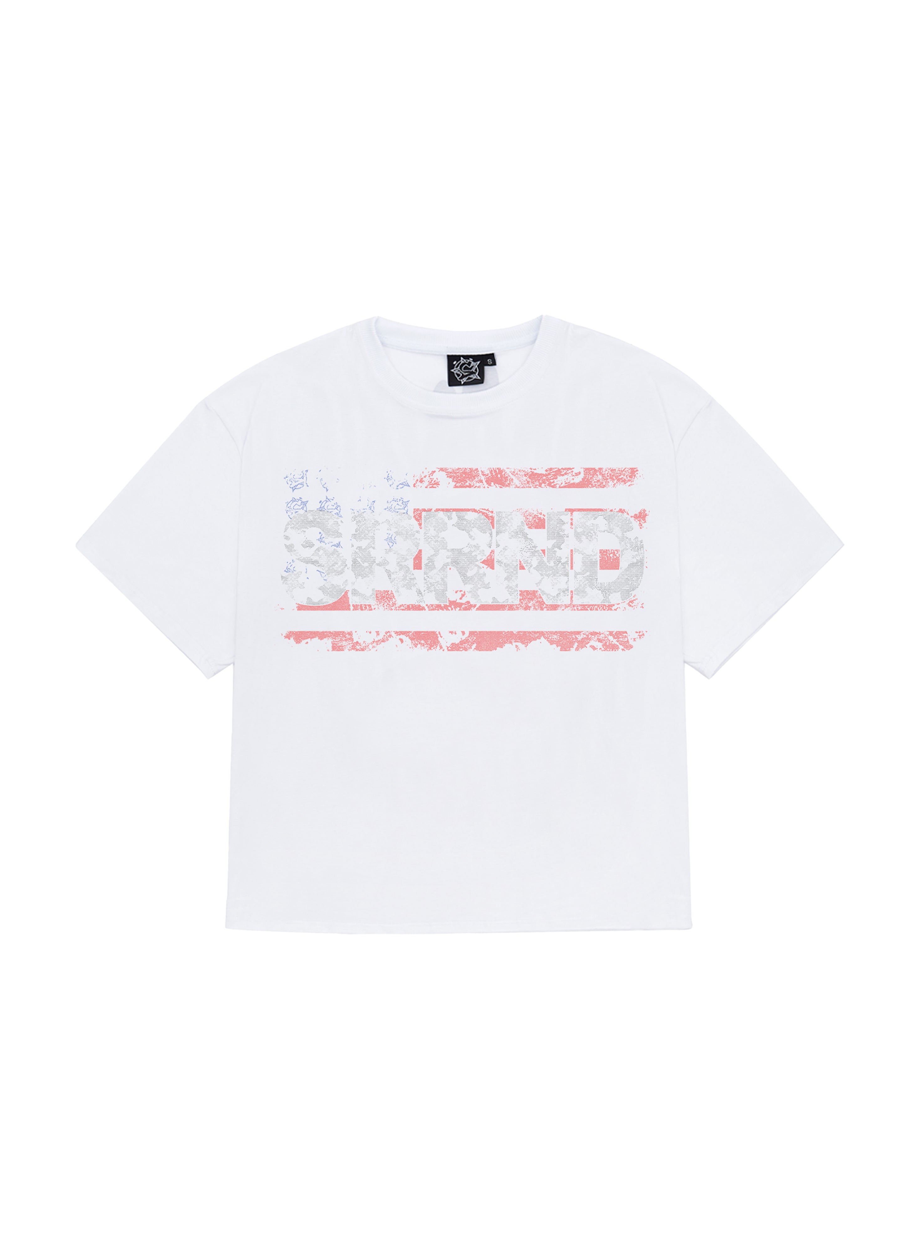 “S states” white tee